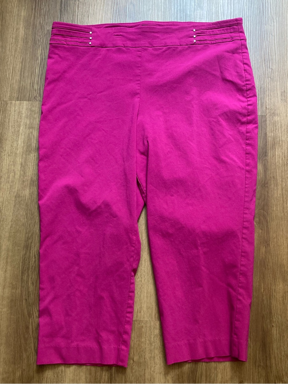 JM Collection Bright Pink Capris XXL